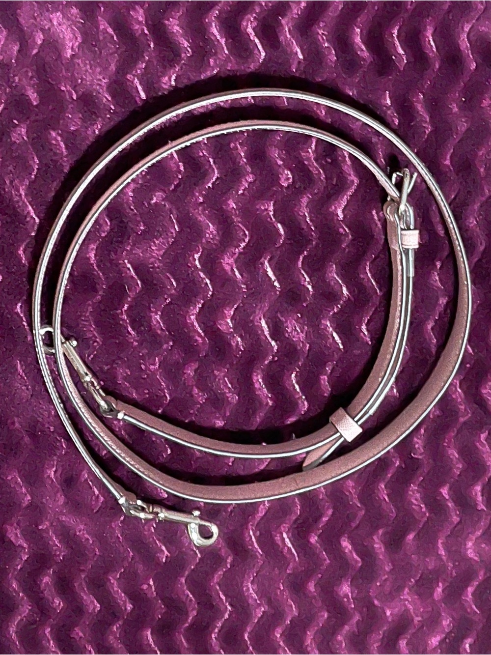 Coach leather crossbody replacement strap for handbag pink - Picture 7 of 8